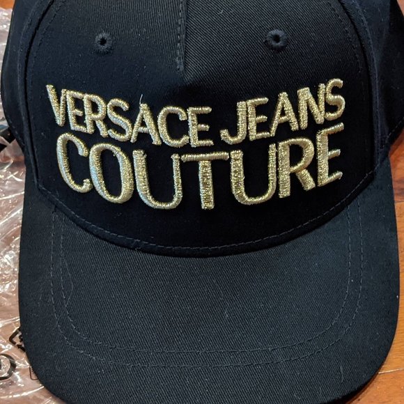 Versace Couture Embroidered 100% Cotton Adjustable Hat New with Tags ❤️
